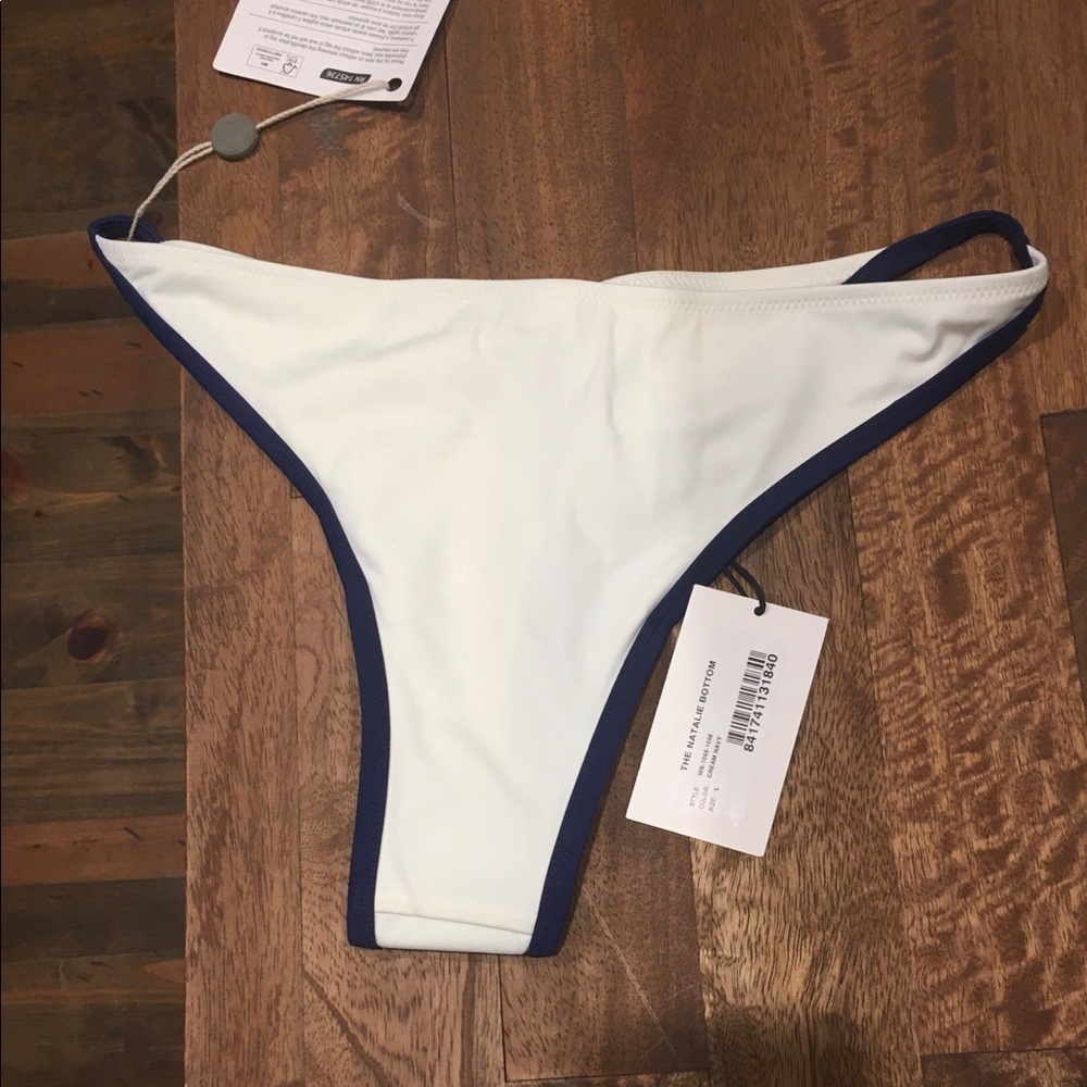 New Solid & Striped Bikini Bottoms - image 3